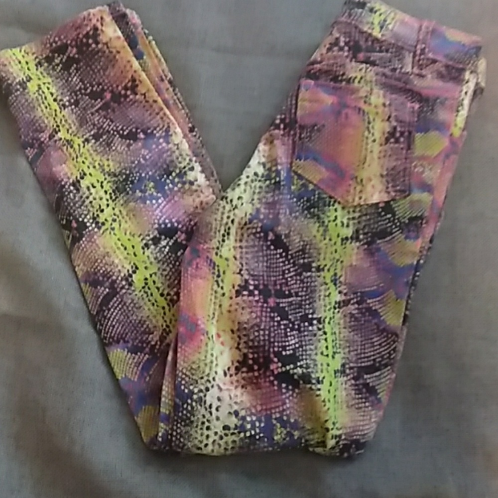 SNAKE SKIN COLORFUL Jeans S